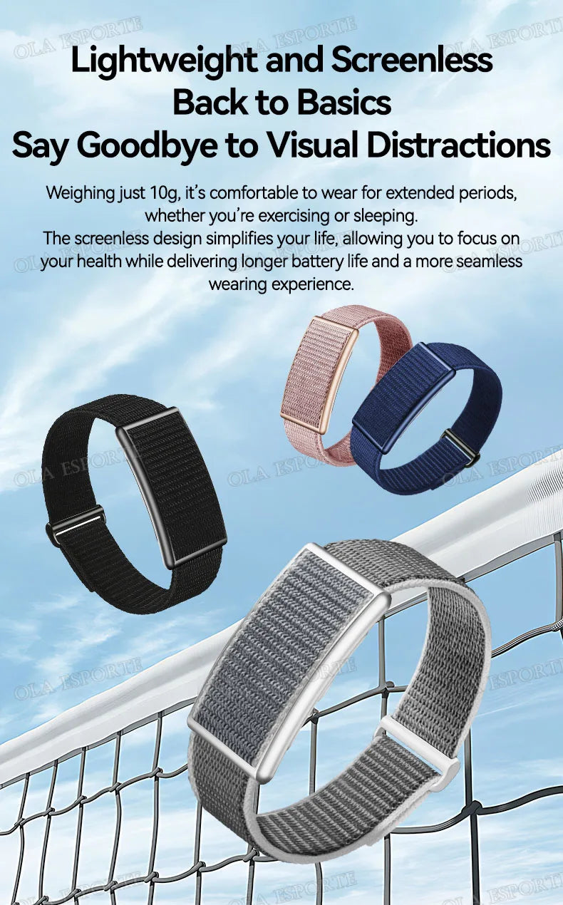 Smart Wristband Thin and Light Without Screen All Day Health Monitoring 128+ Sports Modes Waterproof Smart Bracelet Watch F107