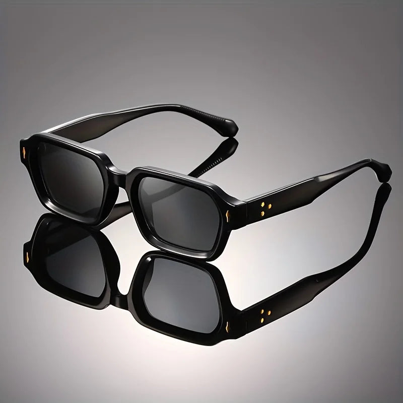 High-end retro square full-frame decorative lenses, classic, durable and versatile for both men and women