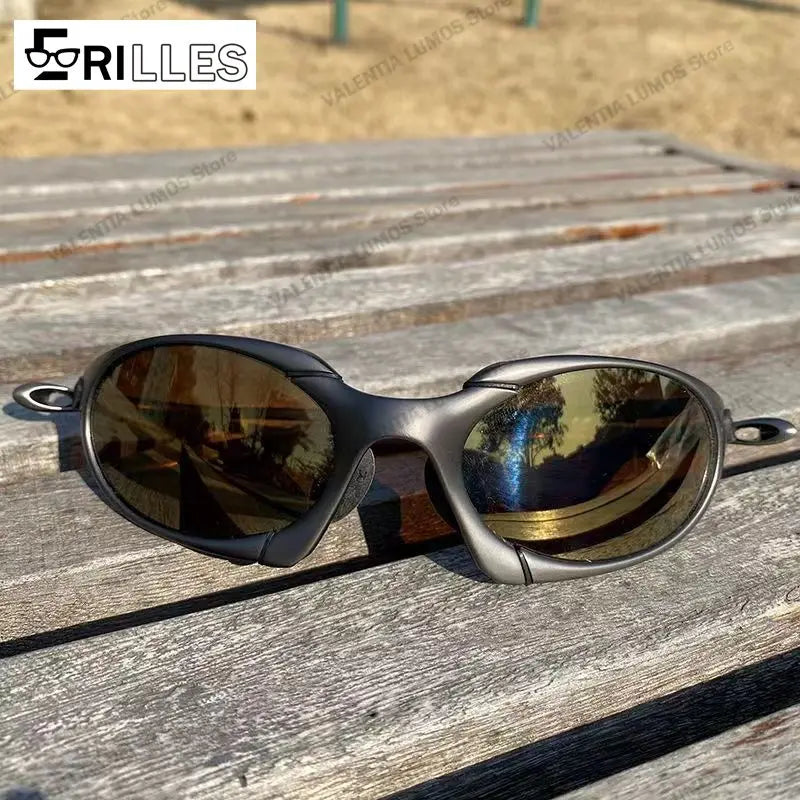 2025 Premium Metal Frame Polarized Sunglasses, Cycling Fishing Multi-Sport Eyewear, Anti-Glare HD Vision, Outdoor Adventure Gear