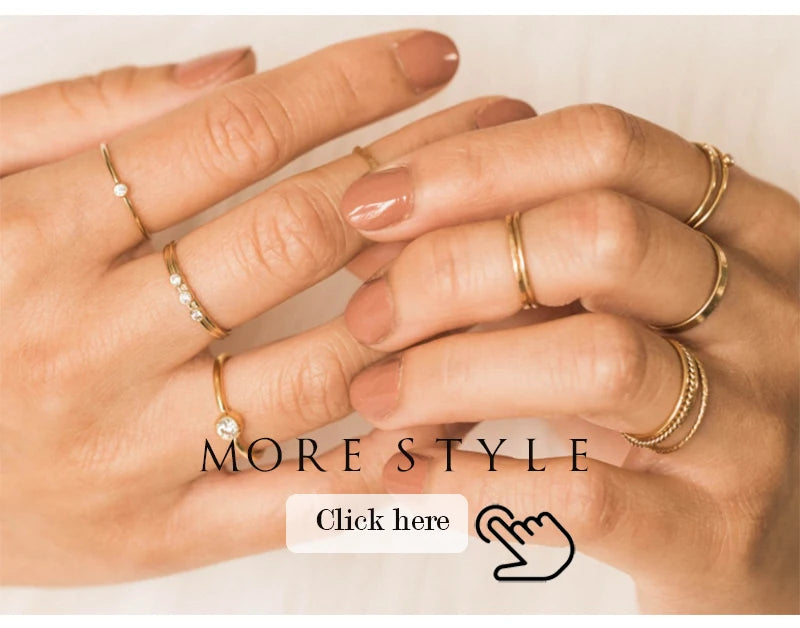 Set of 3 Gold Filled Stacking Ring Handmade Zircon Tarnish Resistant Jewelry Dainty Jewelry Boho Minimalism Ring for Women