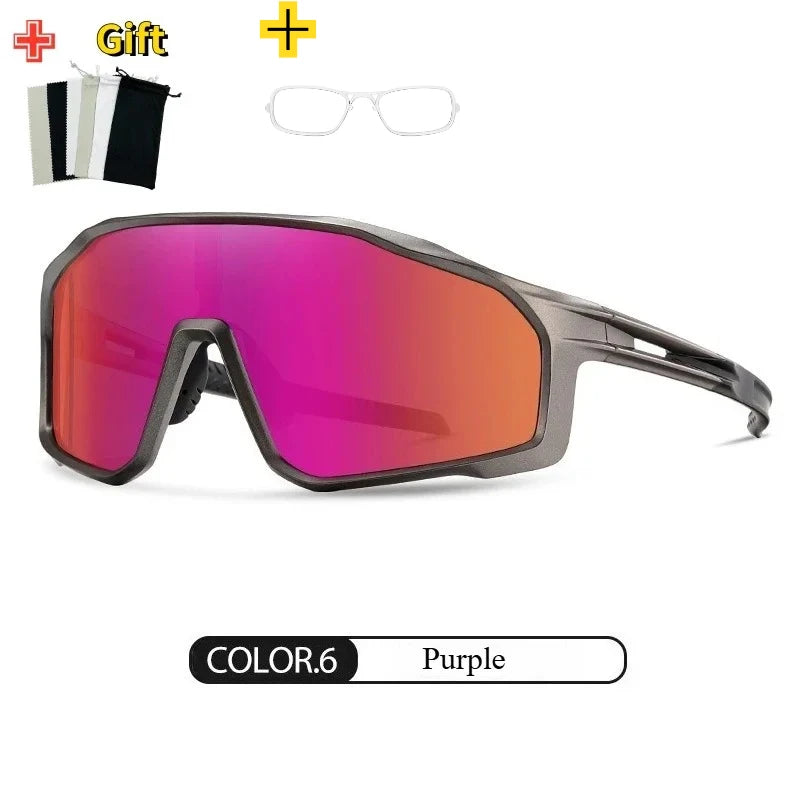 Myopia Premium Prescription Polarized Sports Sunglasses for Cycling, Driving & Running with Full UV Protection & Fashion Design