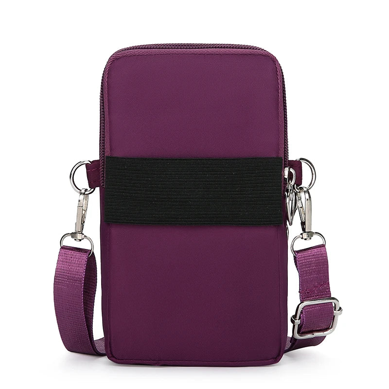 Compact Crossbody Purse for Women – Holds Phone, Cards & Cash, Slim Nylon Sling Bag for Travel & Everyday Use