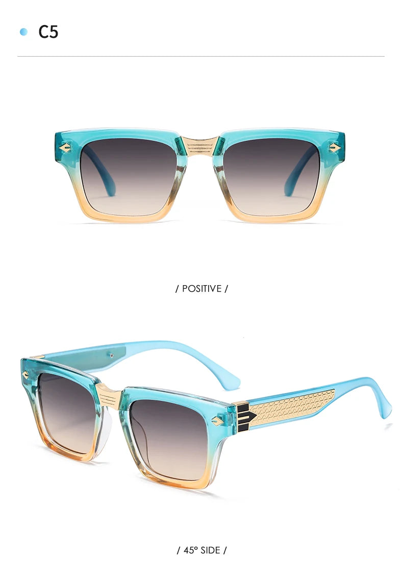 Hot Designer Fashion Unisex Women's Sunglasses Premium Retro Sunglasses Metal Glasses