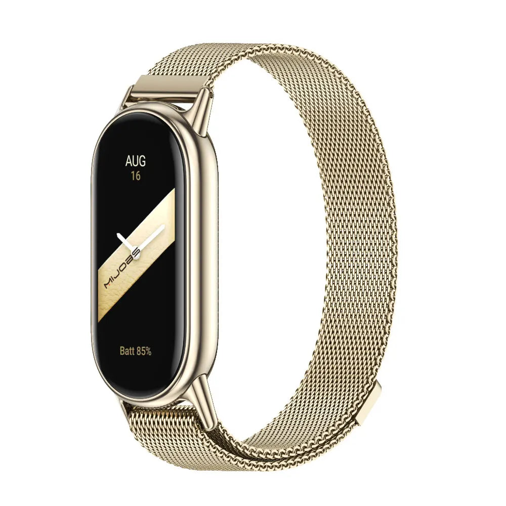 Mi Band 10 9 8 Strap Metal Smart Bracelet Milanese Girls Women Small Wrist Band For Xiaomi Mi Band 8 9 Smart Watch