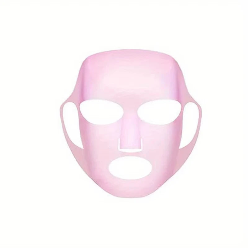 1 Piece Of Reusable Silicone Mask, Can Be Used With Moisturizing Masks To Keep Facial Skin Elastic ，Available In Multiple Colors
