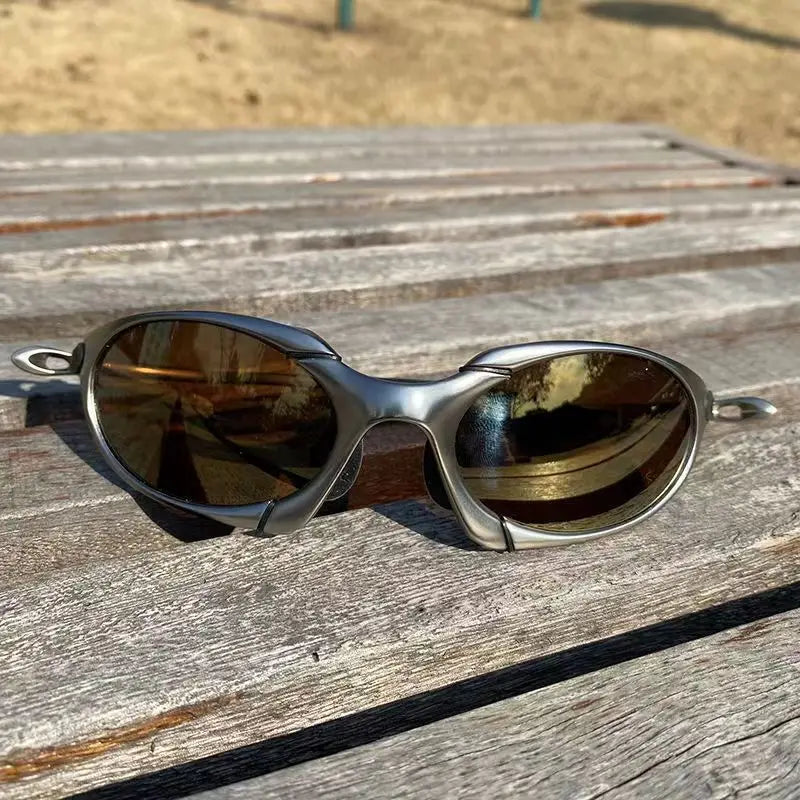 2025 Premium Metal Frame Polarized Sunglasses, Cycling Fishing Multi-Sport Eyewear, Anti-Glare HD Vision, Outdoor Adventure Gear