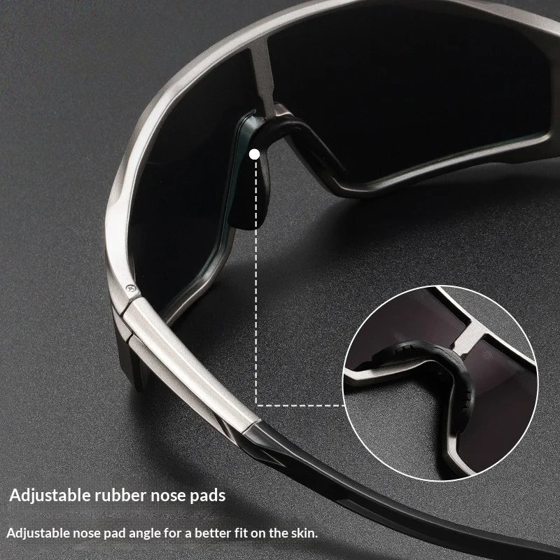 Myopia Premium Prescription Polarized Sports Sunglasses for Cycling, Driving & Running with Full UV Protection & Fashion Design