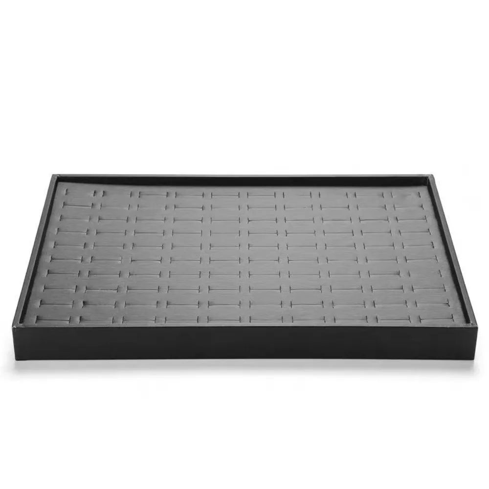 Stackable Jewelry Display Tray Multi Compartments Flat Bottom Bracelets Storage Organizer Wear-resistant Waterproof
