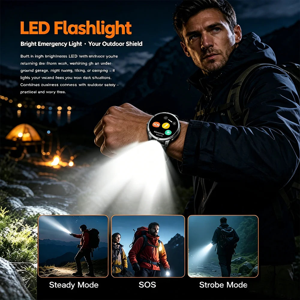 2026 2 In 1 TWS Headset Smart Watch 1.43" Earphones Music Smartwatch Women Men Sport Fitness Heart Rate Health Tracker Watches