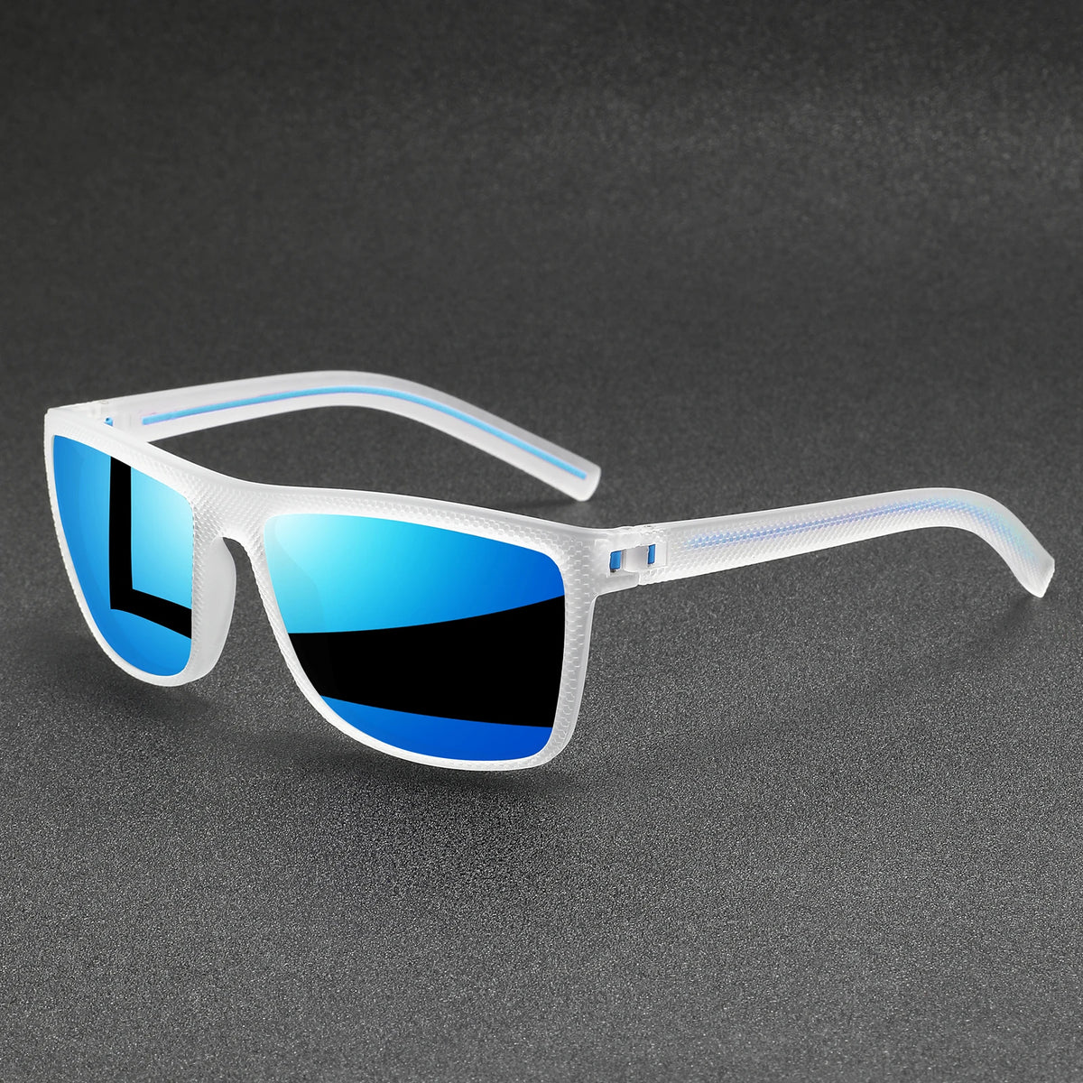 Premium Sports Sunglasses - Spring Hinge Design, UV400 Unisex Comfort Fit for Cycling, Fishing, Beach & Leisure