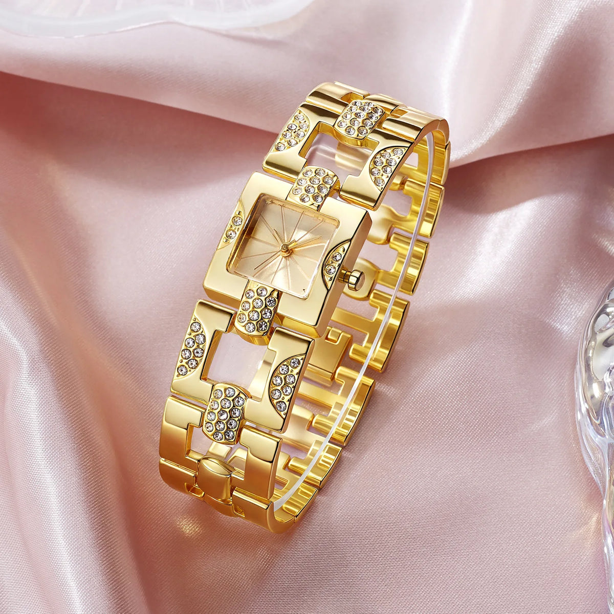 1 Piece New Fashion Hit Luxury High-End Women's Watch with Steel Band, Suitable for Wearing on Various Occasions