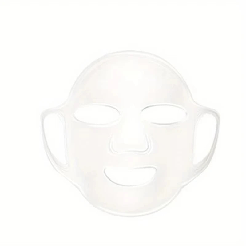 1 Piece Of Reusable Silicone Mask, Can Be Used With Moisturizing Masks To Keep Facial Skin Elastic ，Available In Multiple Colors