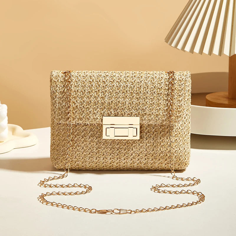 Crossbody Bag for Women Chain Strap Banquet Stylish Accessory Shoulder Bag for Day-to-Night Outfits