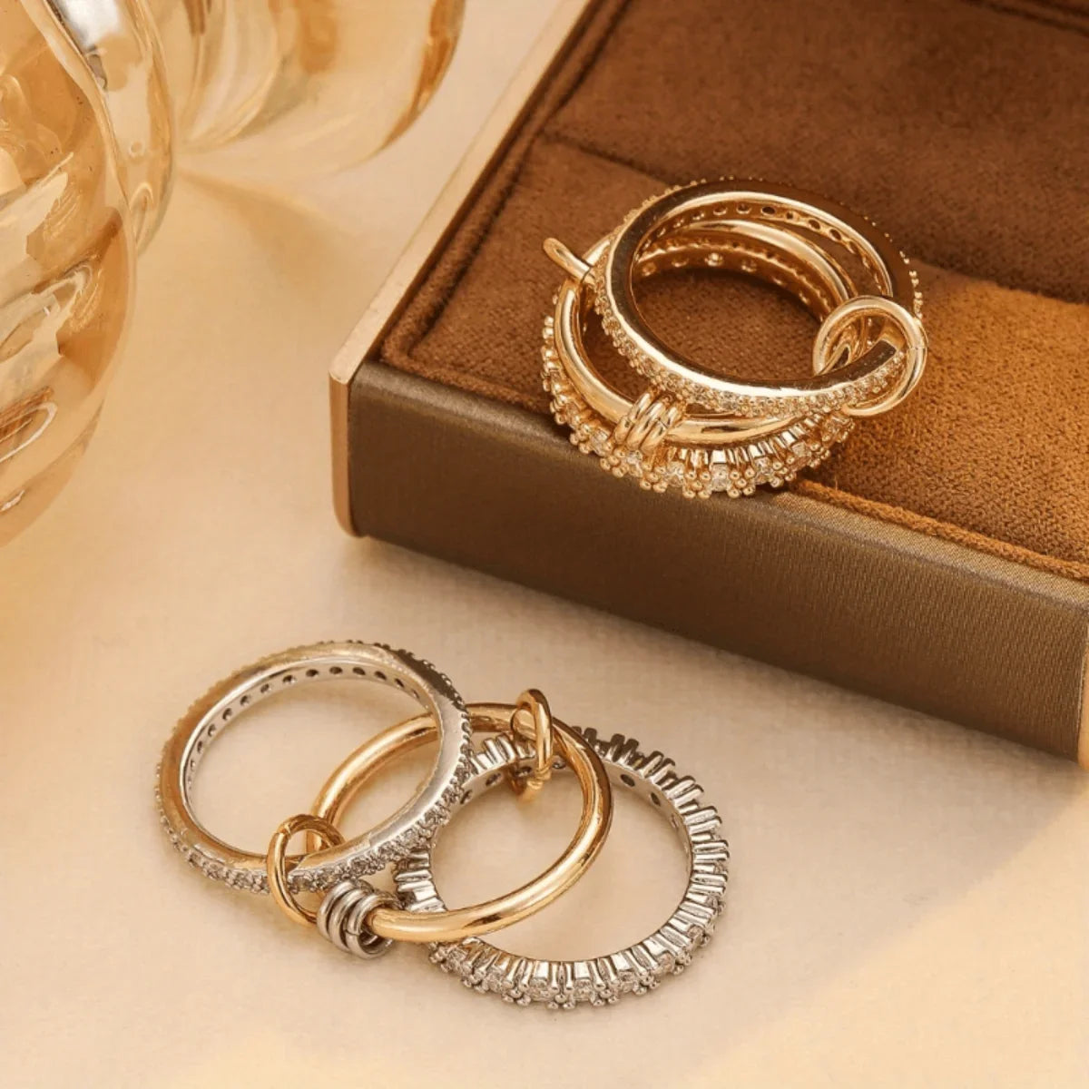 Elegant Women's Stackable Ring - Trendy Jewelry for Fashion Lovers,  Rings for Women, Wedding