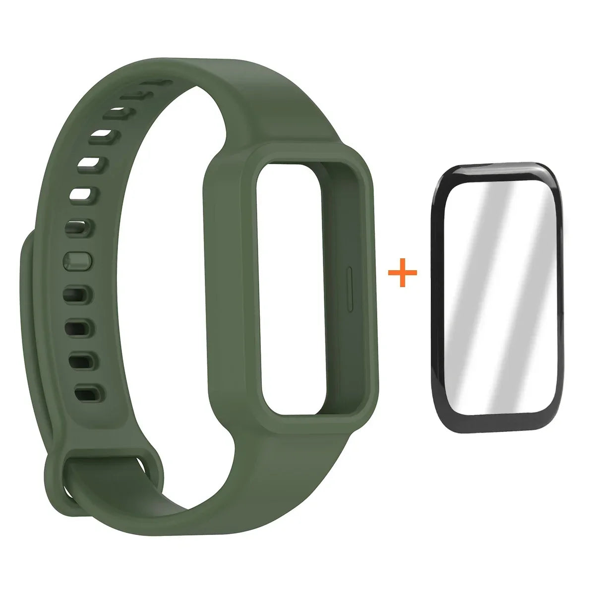 Fashion Band + Film For Xiaomi Smart Band 9 Active Smart Watch Strap Wristbands Bracelet For MiBand 9 Active Correa Accessories
