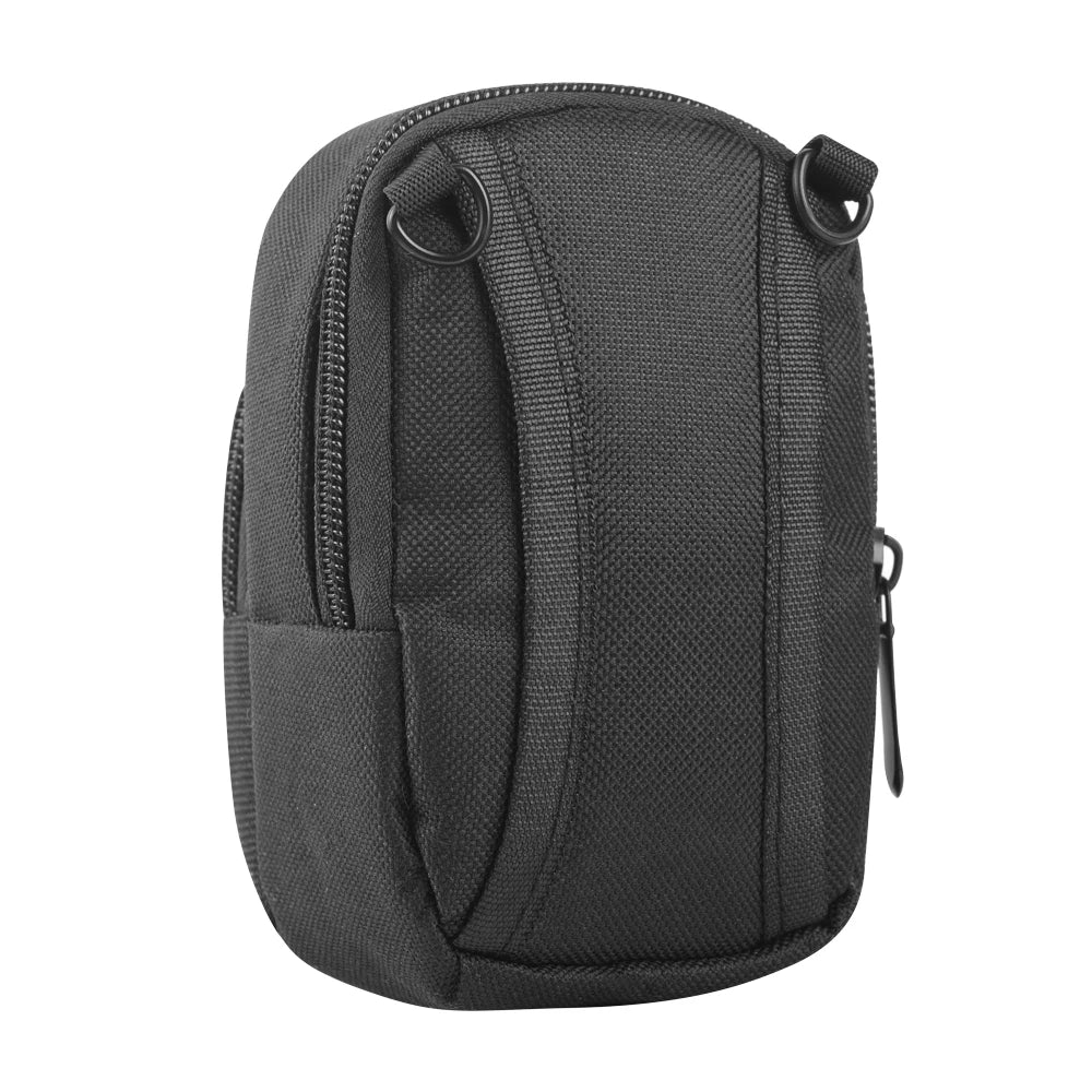 Portable Small Crossbody Camera Bag with Shoulder Strap Compact Zipper Closure Travel Storage Case
