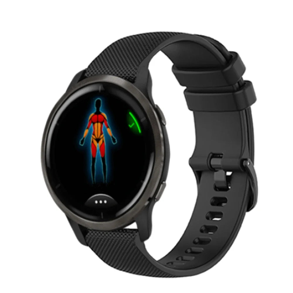 Smart Watch Band For Garmin Venu SQ 2s 3s 2 Plus/Forerunner 255s 265s 255 55 245 645 Vivoactive 3 4 4s 5 Silicone Bracelet Strap