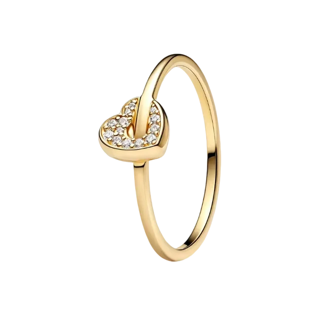 2026 Latest Multi Style Stackable Ring with Diamond Inlaid Love Peach Blossom Sun Moon Simple Ring Jewelry Women's Gift