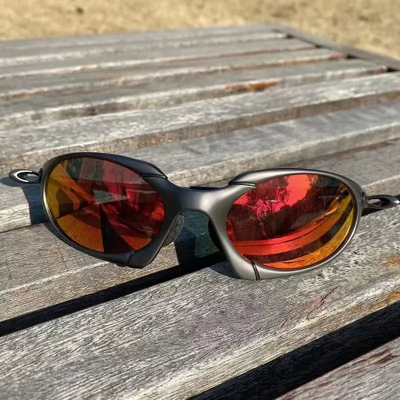 2025 Premium Metal Frame Polarized Sunglasses, Cycling Fishing Multi-Sport Eyewear, Anti-Glare HD Vision, Outdoor Adventure Gear