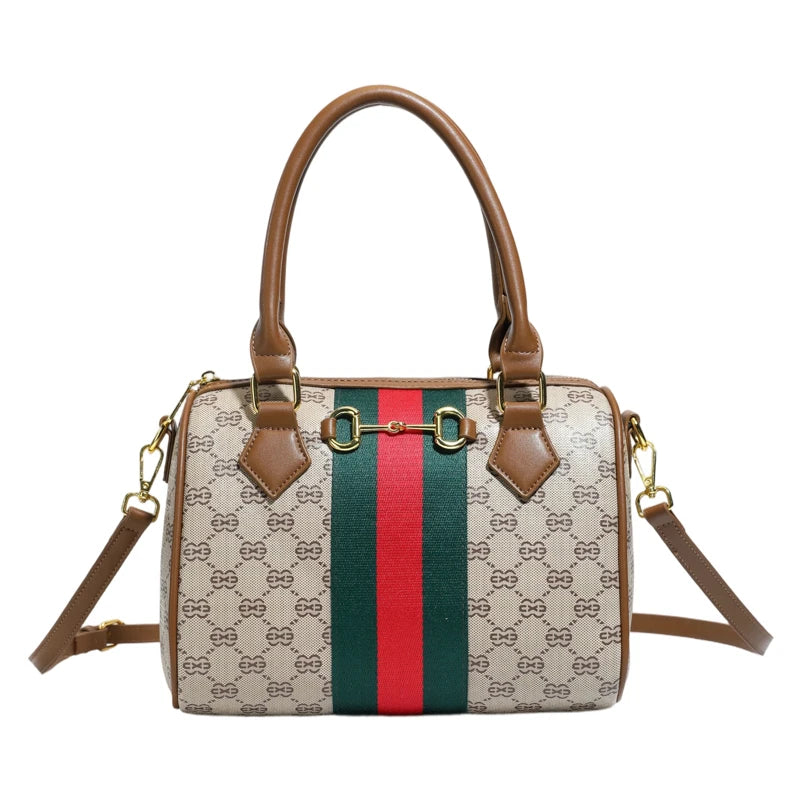 High Fashion Leather Crossbody Bag For Women Shoulder Messenger Tote By Famous Designer Luxury Brand Elegant Mom' Bag