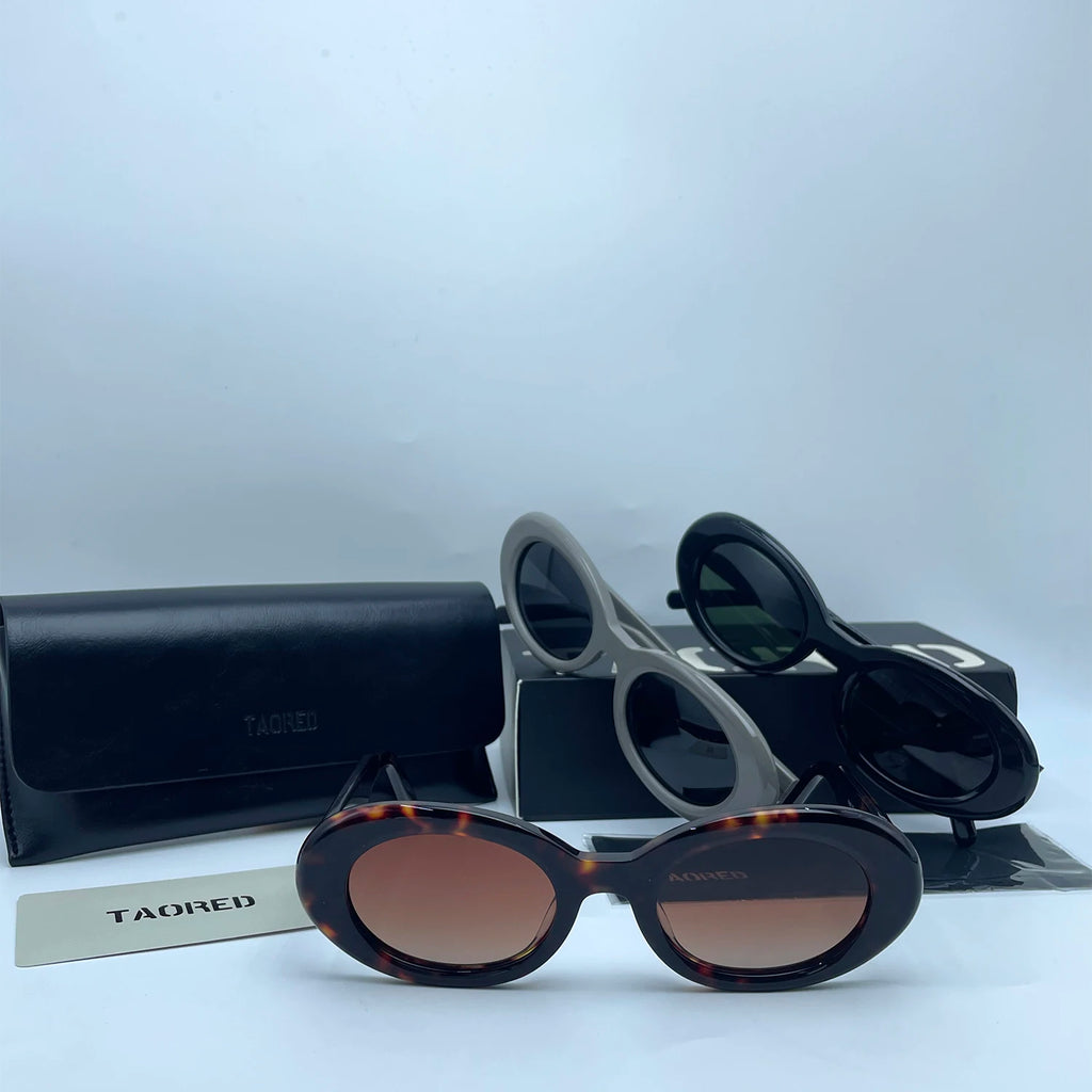 Vintage Design Fashion Oval Sunglasses 2026 UV400 Premium Protection Luxury Eyewear for Men And Women