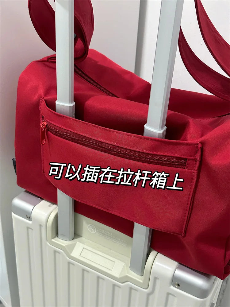 Large Crossbody Travel Tote Bags for Women 2024 Canvas Shoulder Messenger Bag Sports Yoga Satchels Fashion Woman Handbag