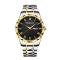 YaLaLuSi Stylish Men’s Bracelet Watch Casual Business and Elegant with Calendar and Clock – Perfect as a Gift
