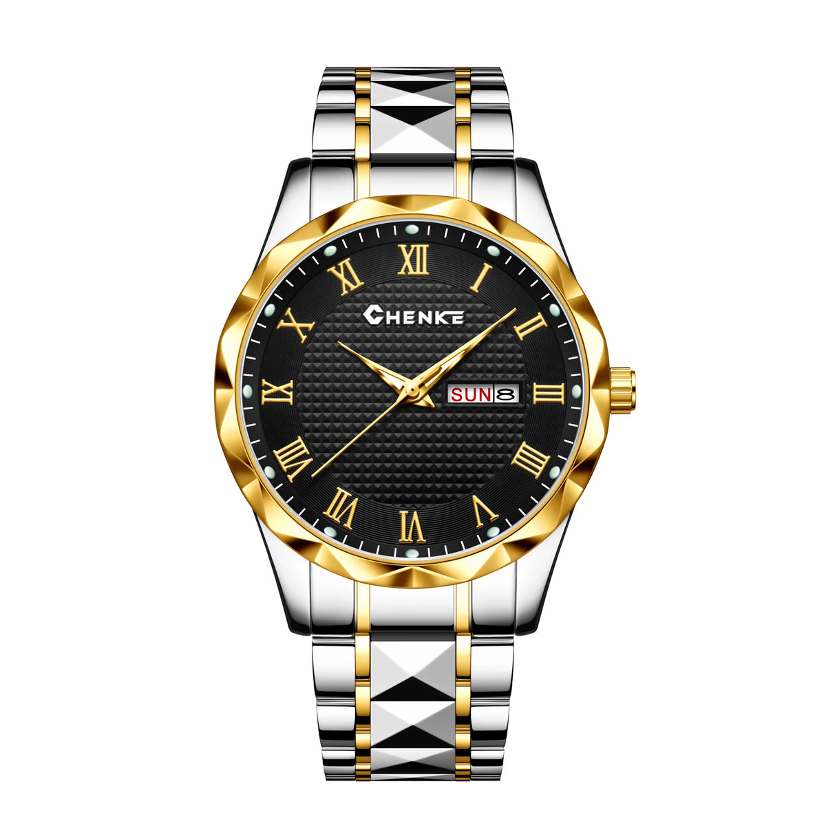 YaLaLuSi Stylish Men’s Bracelet Watch Casual Business and Elegant with Calendar and Clock – Perfect as a Gift