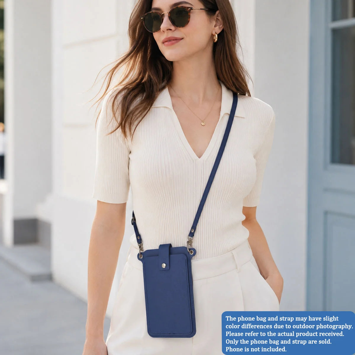 Multi Functional Crossbody Bags Women Mini PU Leather Shoulder Purses and for Girls Ladies Phone Simple Fashionable Solid Bag