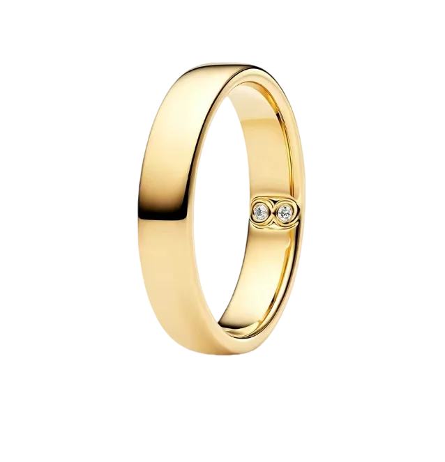2026 Latest Multi Style Stackable Ring with Diamond Inlaid Love Peach Blossom Sun Moon Simple Ring Jewelry Women's Gift