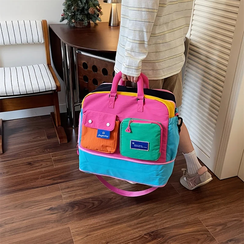 [Travel Crossbody Bag]Portable Large Capacity Hand-held Bag，Suitable for Men & Women - Travel, Outings, Mountain Climbing
