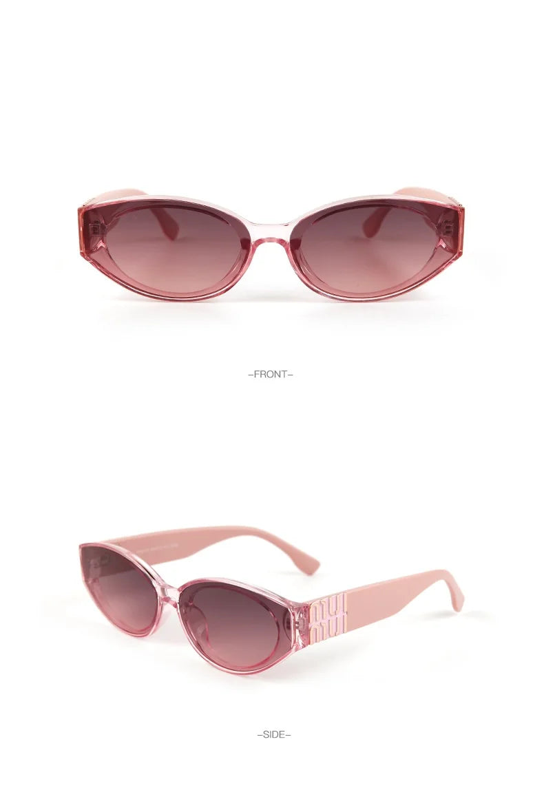 2025 Glamour Fashion Women Sunglasses Luxury Oval Designer Men Glasses Trend Classic Brand Unisex Shades UV400