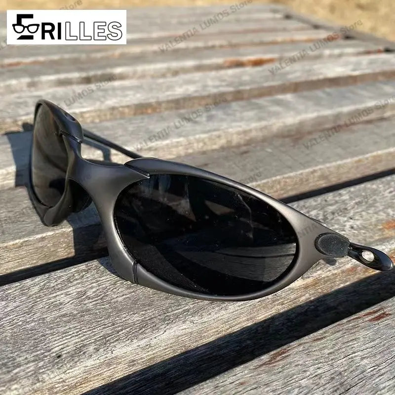 2025 Premium Metal Frame Polarized Sunglasses, Cycling Fishing Multi-Sport Eyewear, Anti-Glare HD Vision, Outdoor Adventure Gear