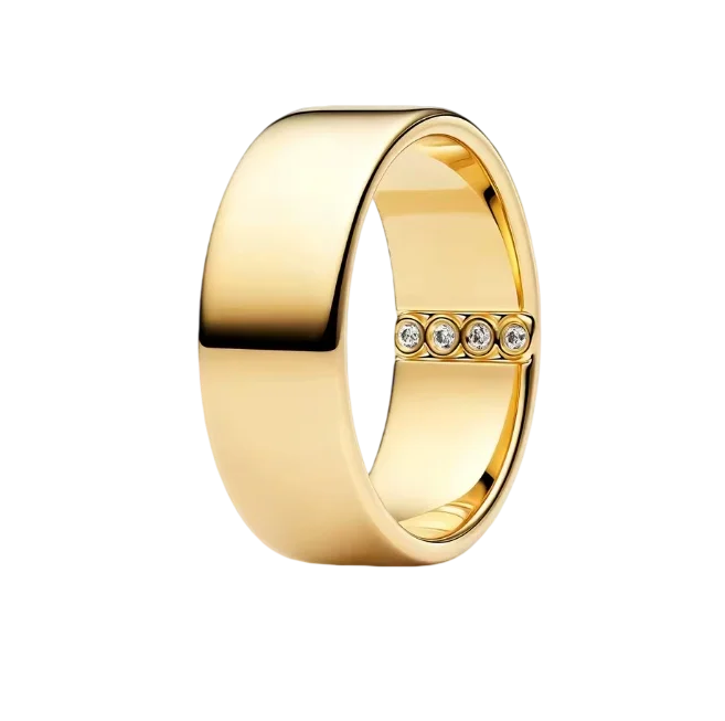2026 Latest Multi Style Stackable Ring with Diamond Inlaid Love Peach Blossom Sun Moon Simple Ring Jewelry Women's Gift