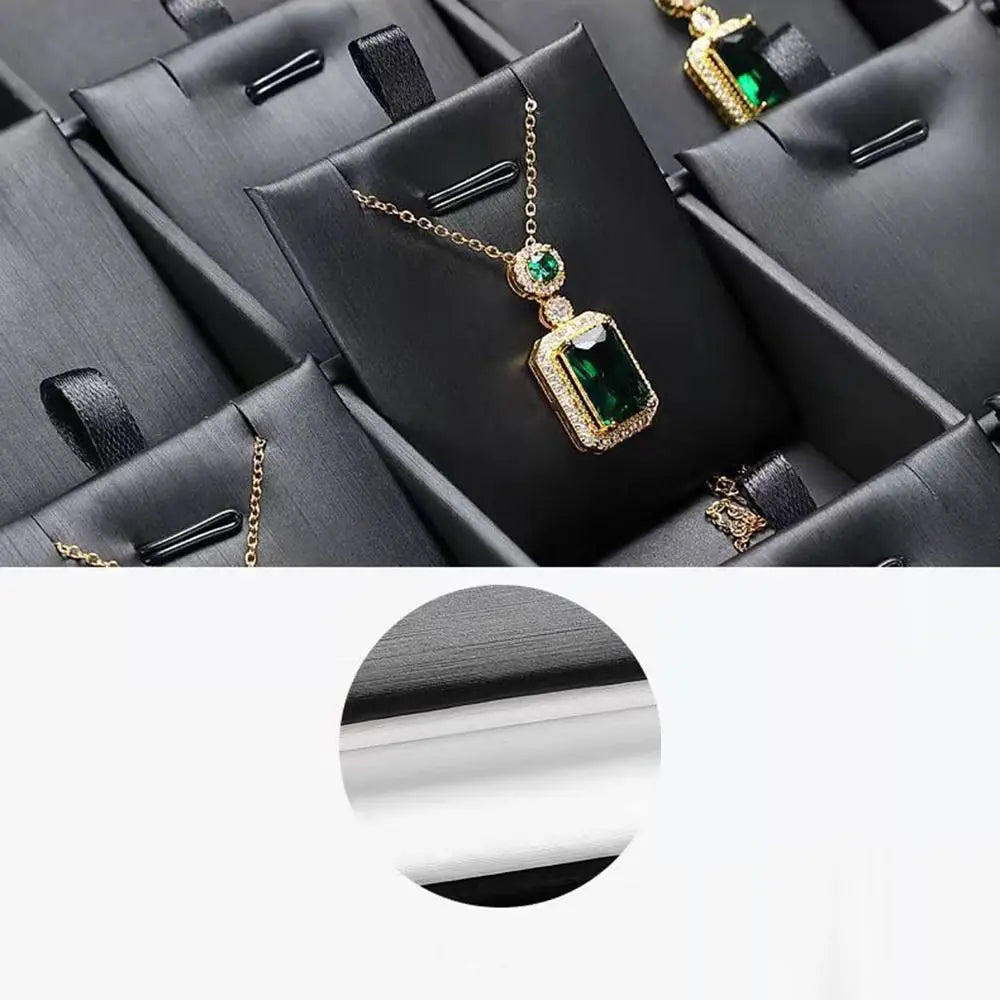 Stackable Jewelry Display Tray Multi Compartments Flat Bottom Bracelets Storage Organizer Wear-resistant Waterproof