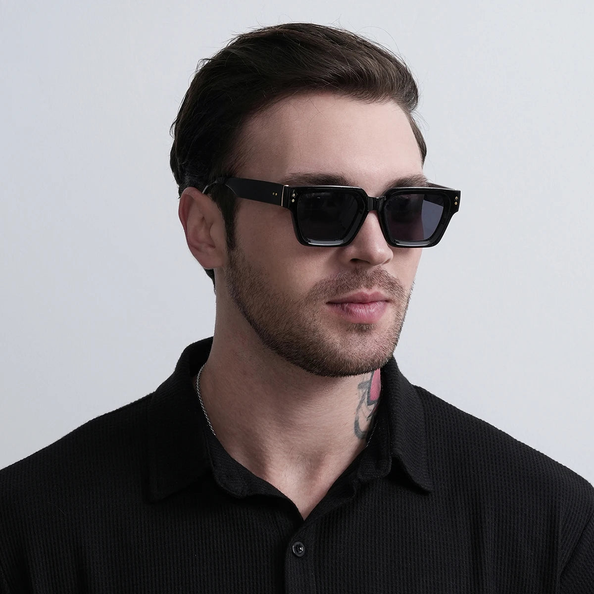 Ruiao 2026 Whole Luxury Premium Shades Designer Black Brand Sunglasses Mens Square Lunette De Soleil Homme Gafas De Sol Hombre