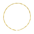 Minimalist Torques Necklace for Women,Reszie Twist Cuffs Neck Jewelry, Stainless Steel Gold Plated Choker Female Anti-allergic