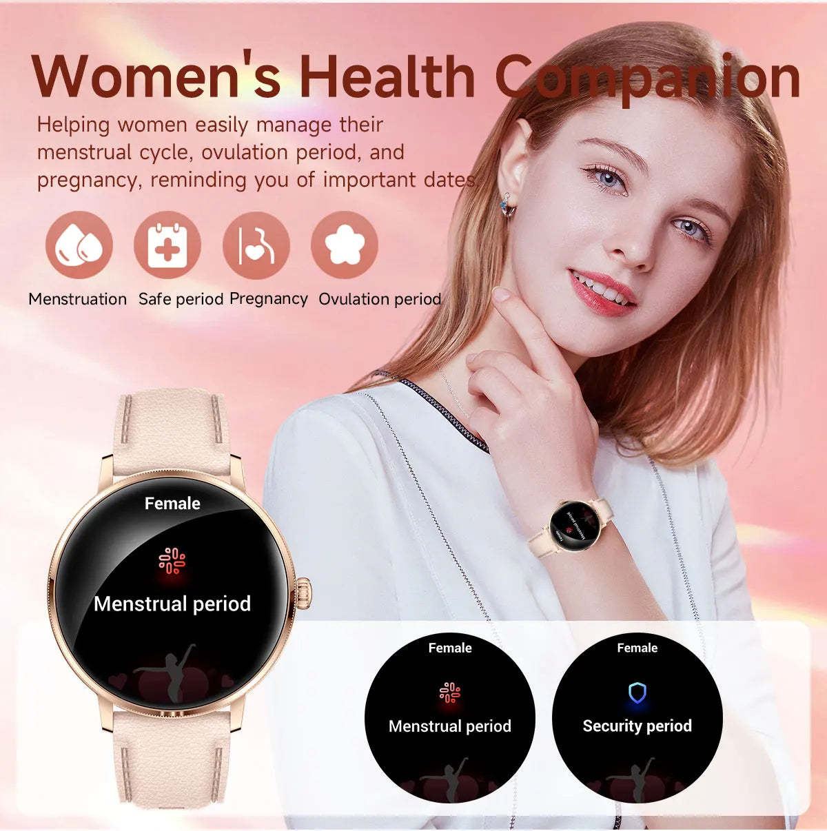 2026 Model of Military-Grade Stylish Smartwatch, 1.19-Inch AMOLED Screen, Heart Rate and Blood Oxygen Monitoring, Bluetooth Call