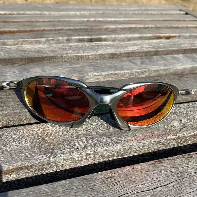 2025 Premium Metal Frame Polarized Sunglasses, Cycling Fishing Multi-Sport Eyewear, Anti-Glare HD Vision, Outdoor Adventure Gear