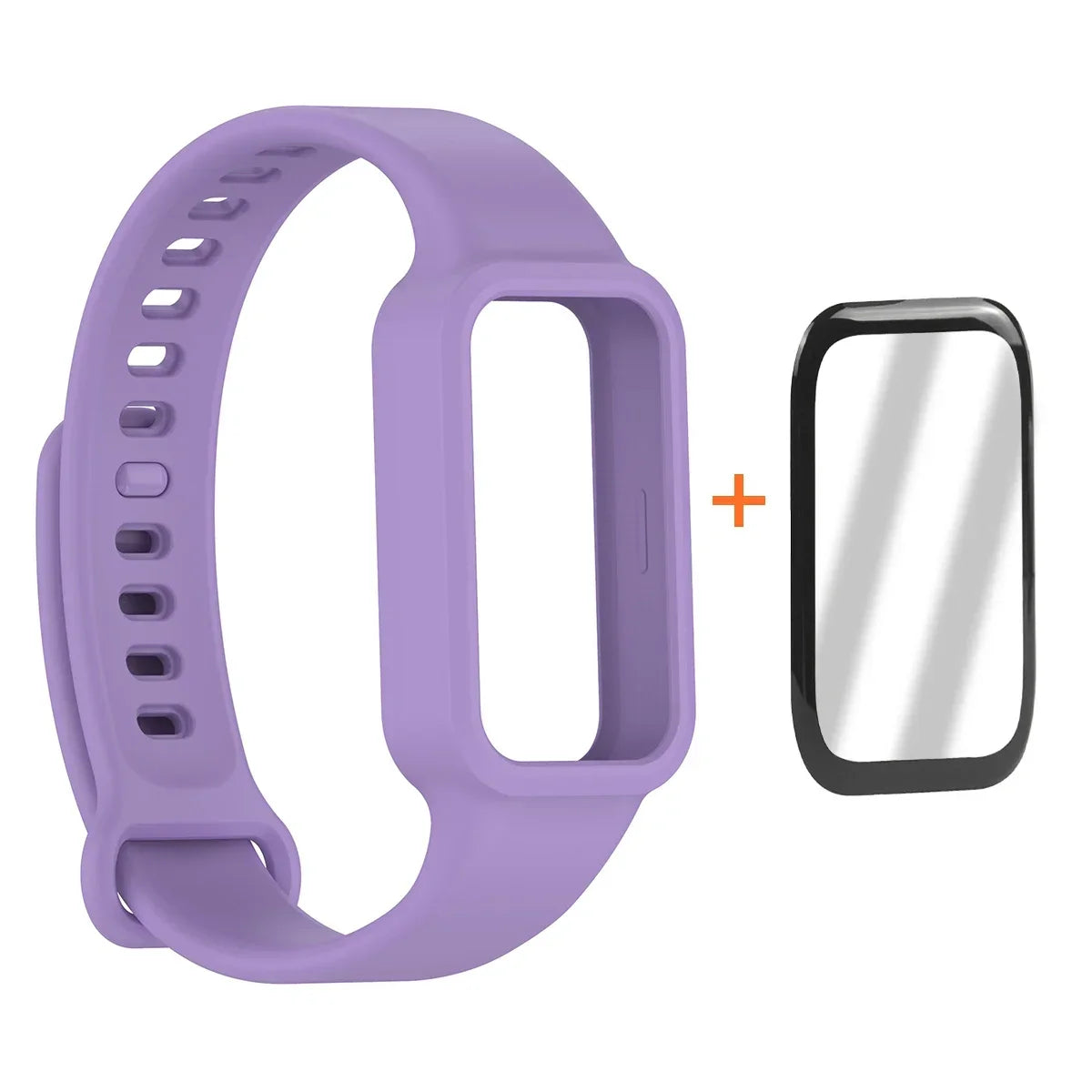 Fashion Band + Film For Xiaomi Smart Band 9 Active Smart Watch Strap Wristbands Bracelet For MiBand 9 Active Correa Accessories