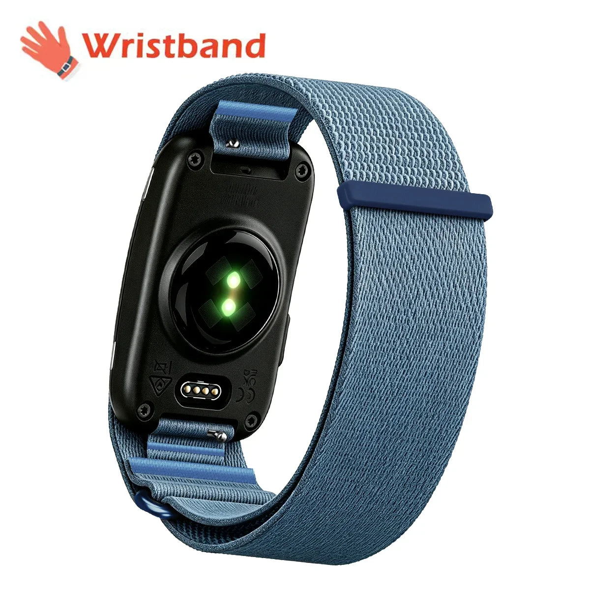 For Garmin CIRQA Smart Band Bicep Armband Sport Fitness Tracker Nylon Woven Breathable Watch Band Adjustable Wrist Loop Strap