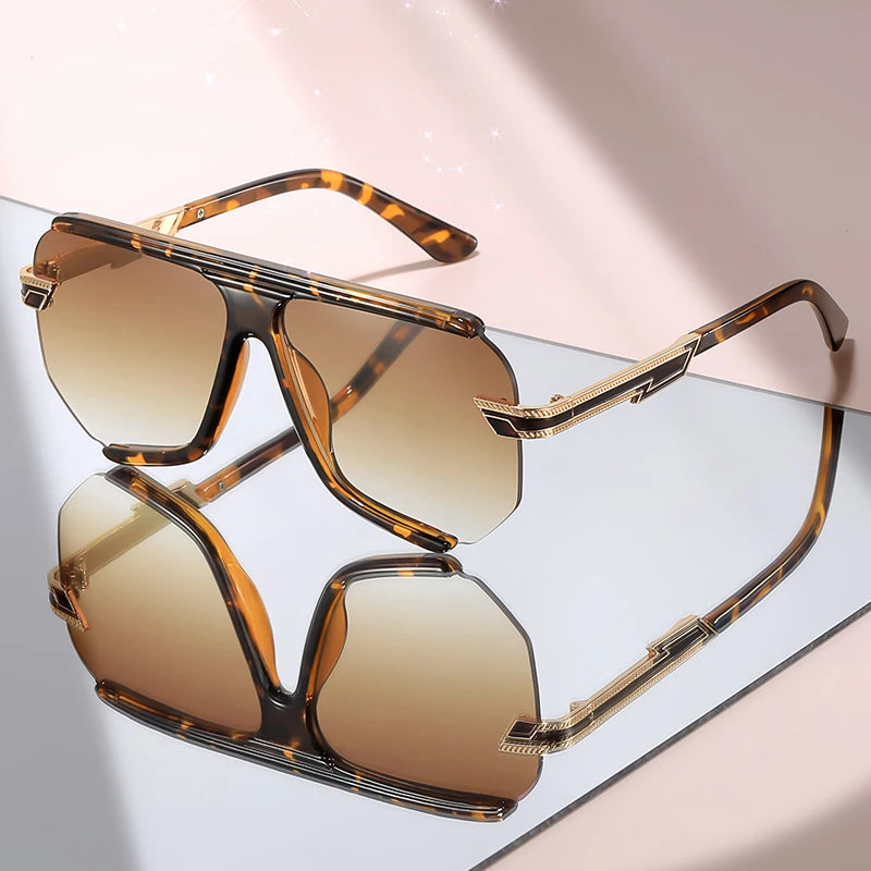 Sleek Oversized Pilot Sunglasses With Premium Metal Detailing Designed For Effortless Daily Style And Refined Outdoor