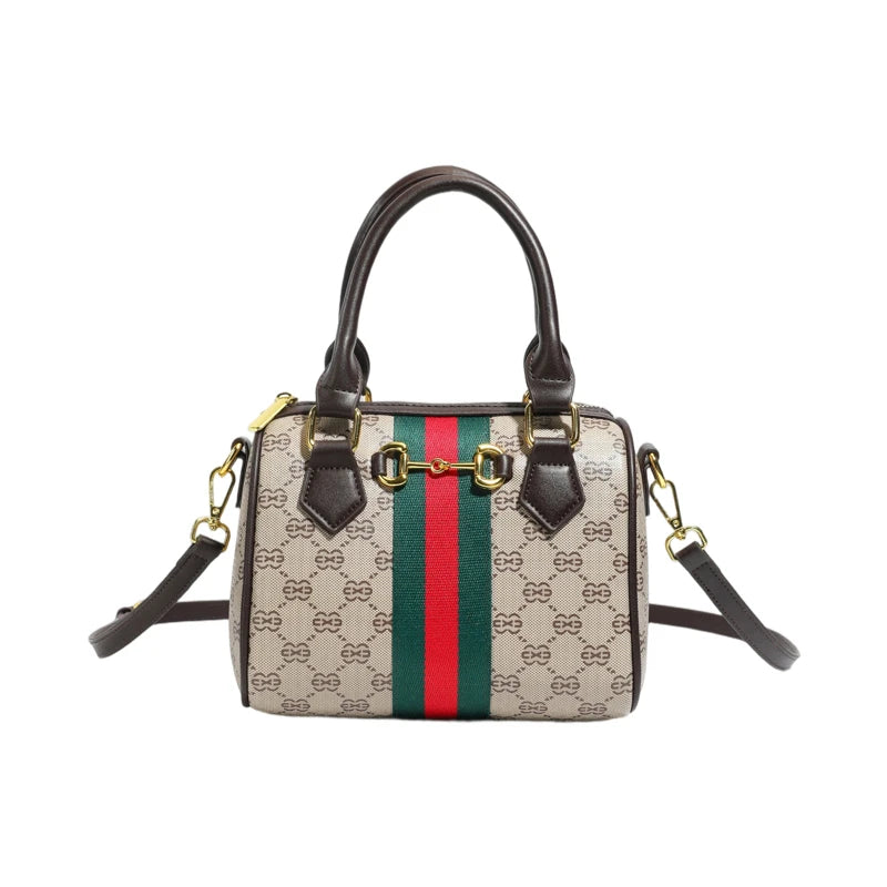 High Fashion Leather Crossbody Bag For Women Shoulder Messenger Tote By Famous Designer Luxury Brand Elegant Mom' Bag
