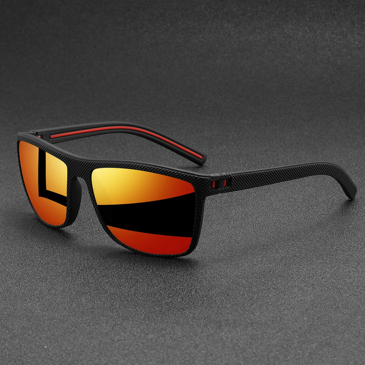 Premium Sports Sunglasses - Spring Hinge Design, UV400 Unisex Comfort Fit for Cycling, Fishing, Beach & Leisure