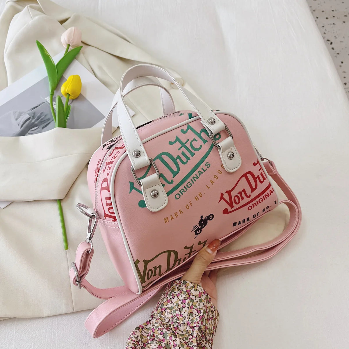 Large Capacity Crossbody Bag for Women Shoulder Bags Versatile Purse and Handbag Retro Designer Bags