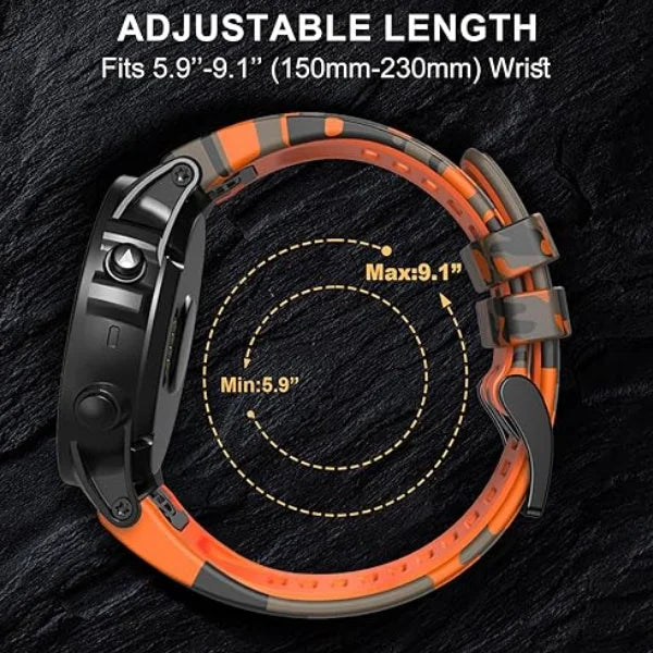 Watchband 22mm 26mm Quickfit Silicone Smart Watch Strap For Garmin Epix Gen 2 Instinct 2 Fenix 7X 7 6X 6 Pro 5 5X Plus Bracelets