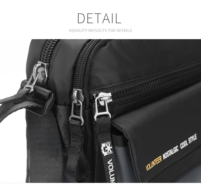 VOLUNTEER Crossbody Bags for Men 2023 New Fashionable Commuter Waterproof Light Weight High Quality Casual Shoulder Bag 1801-06