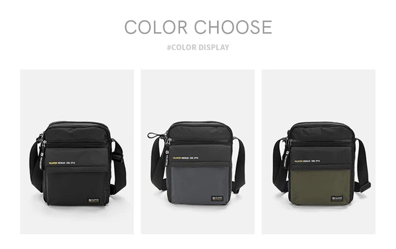VOLUNTEER Crossbody Bags for Men 2023 New Fashionable Commuter Waterproof Light Weight High Quality Casual Shoulder Bag 1801-06