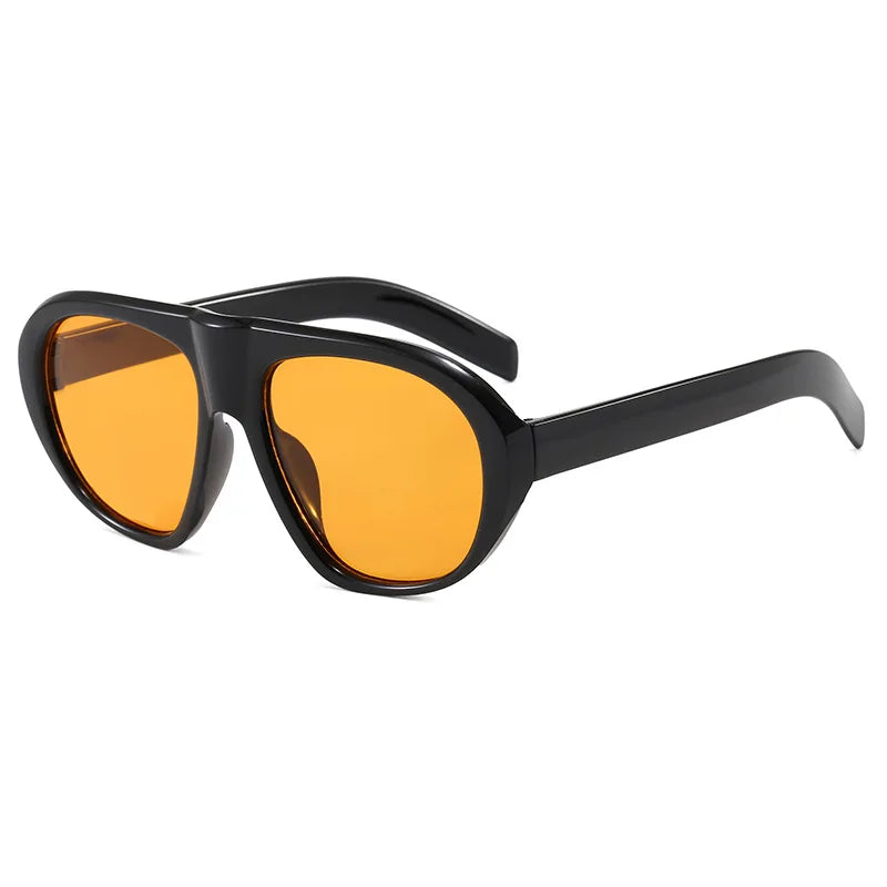 Luxury Designer pilot Sunglasses Men Women Oversized Vintage Punk Sun Glasses Trendy Shades Outdoor Driving Eyeglasses