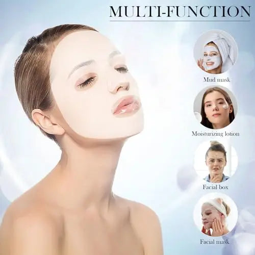 1 Piece Of Reusable Silicone Mask, Can Be Used With Moisturizing Masks To Keep Facial Skin Elastic ，Available In Multiple Colors
